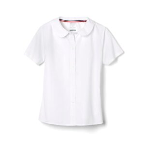 Short Sleeve Peter Pan Collar Blouse